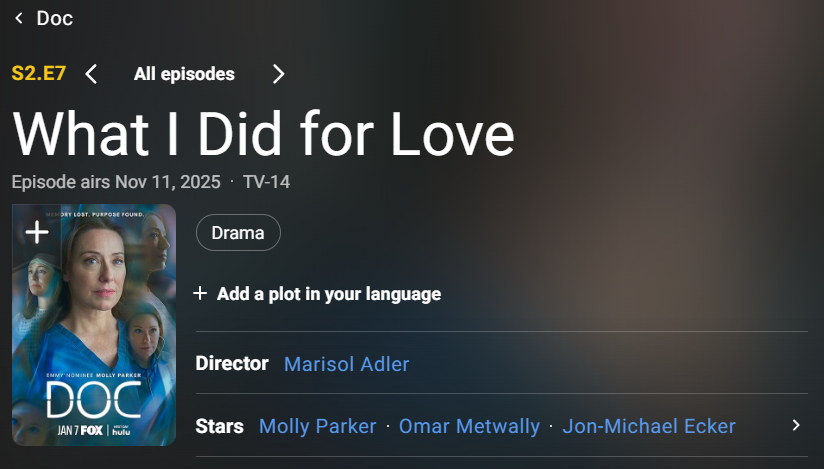 DOC: What I Did for Love